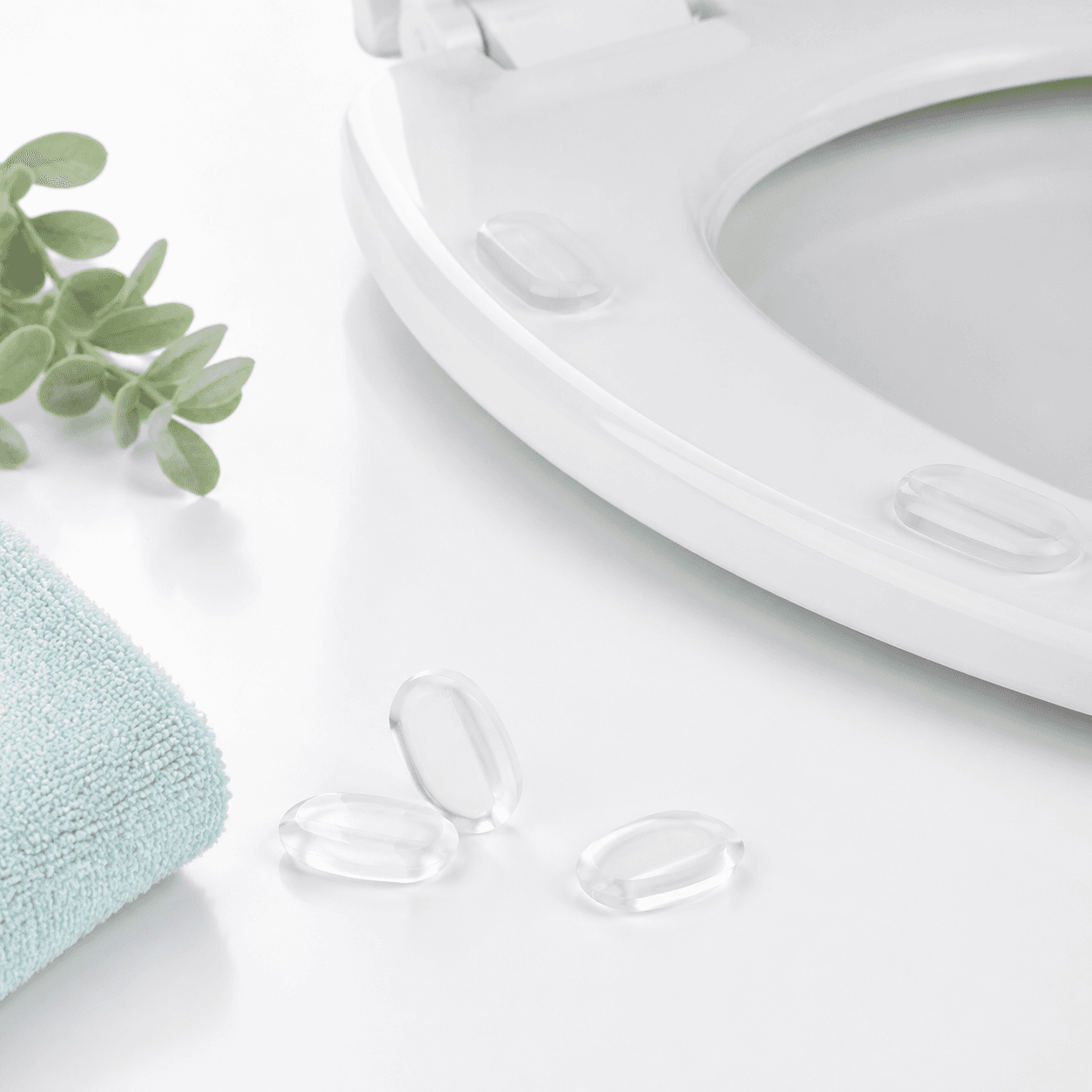 Anti-Splash Toilet Seat Bumpers