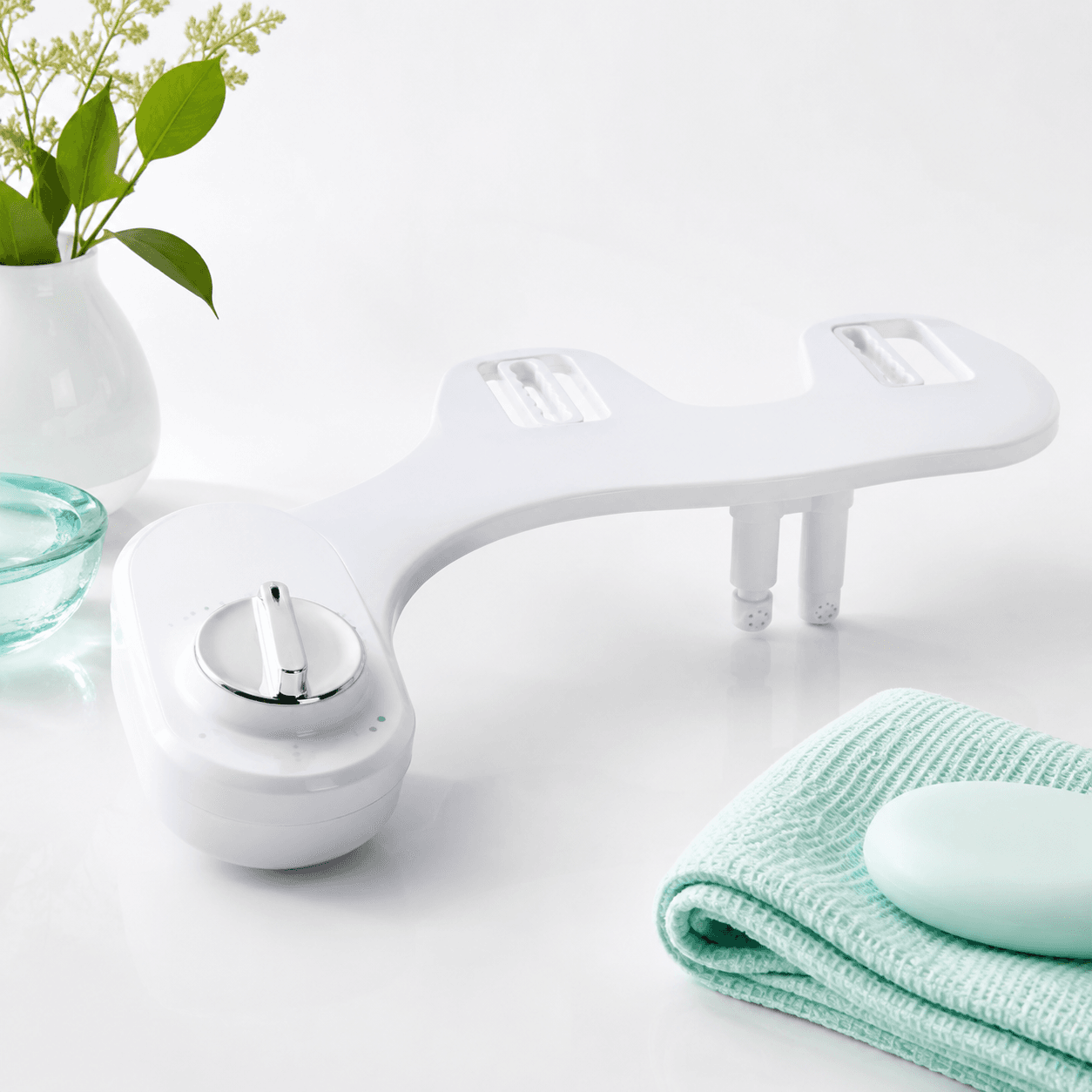 Dual-Nozzle Bidet Attachment